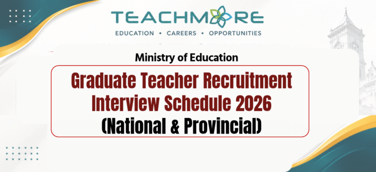 Graduate Teacher Interview Schedule 2026