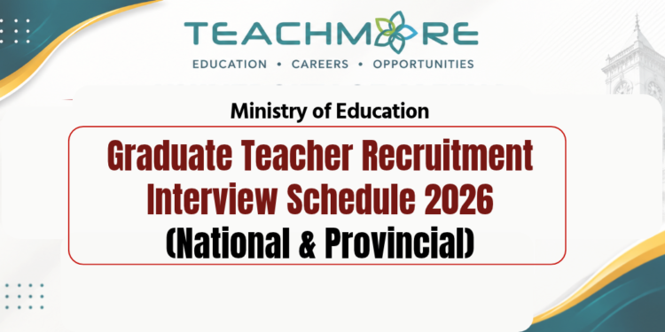 Graduate Teacher Interview Schedule 2026