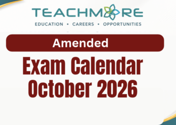 Exam Calendar October 2026 Amended