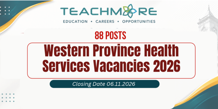 Western Province Health Services Vacancies 2026