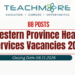 Western Province Health Services Vacancies 2026