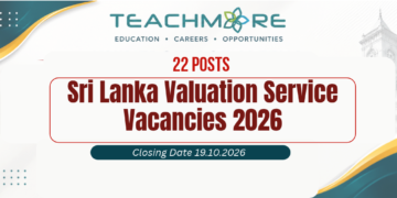 Sri Lanka Valuation Service Vacancies 2026