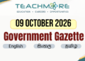 Sri Lanka Government Gazette – 09 October 2026