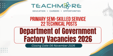 Department of Government Factory Vacancies 2026