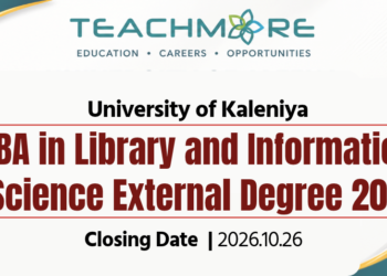 BA in Library and Information Science External Degree 2025