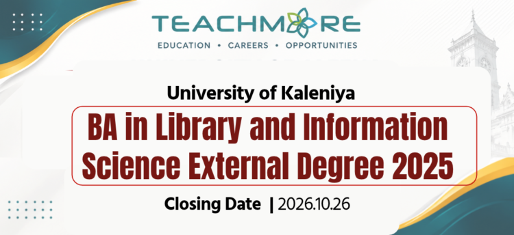 BA in Library and Information Science External Degree 2025