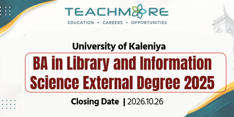 BA in Library and Information Science External Degree 2025