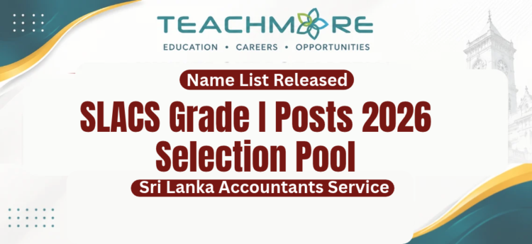 SLACS Grade I Posts 2026 Selection Pool Released