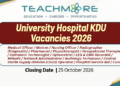 University Hospital KDU Vacancies 2026