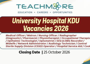 University Hospital KDU Vacancies 2026