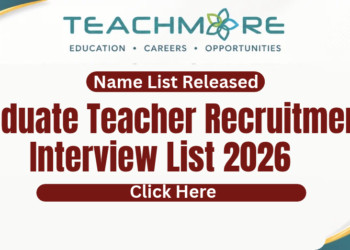 Graduate Teacher Recruitment Interview List 2026
