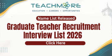 Graduate Teacher Recruitment Interview List 2026