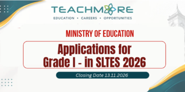 SLTES Grade I Recruitment 2026