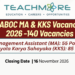 CIABOC Management Assistant & KKS Vacancies 2026