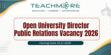 Open University Director Public Relations Vacancy 2026