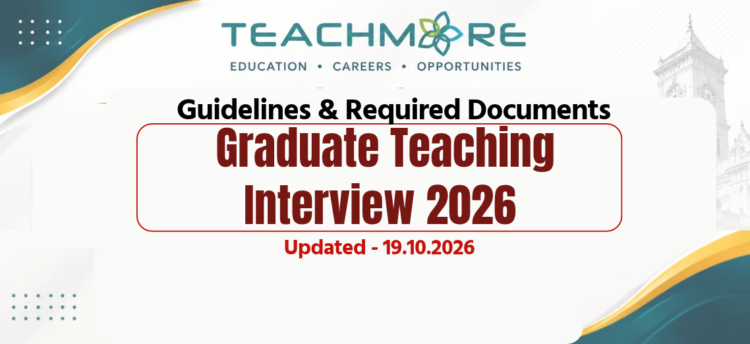 Graduate Teaching Interview 2026 Guidelines & Required Documents