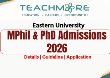 Eastern University MPhil & PhD Admissions 2026