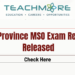 Uva Province MSO Exam Results 2026 Released – Check Online