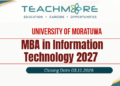 MBA in Information Technology 2027 Moratuwa University