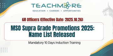 MSO Supra Grade Promotions 2025 Name List Released