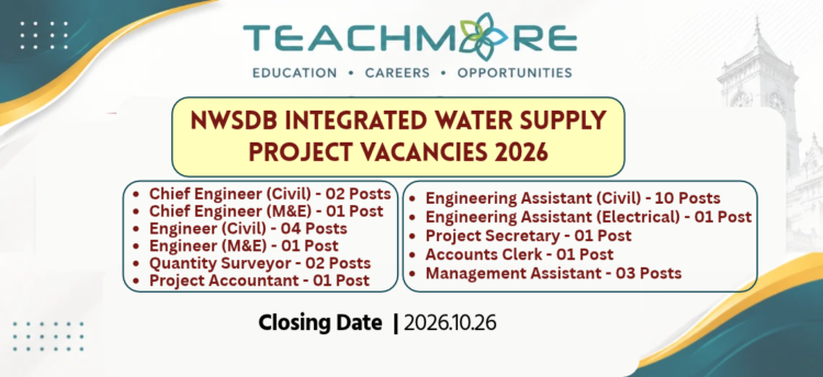 NWSDB Integrated Water Supply Project Vacancies 2026