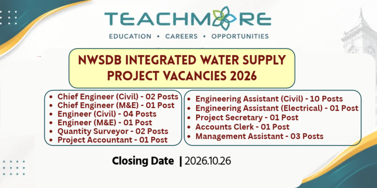NWSDB Integrated Water Supply Project Vacancies 2026