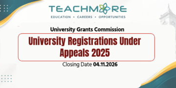 Official University Grants Commission Sri Lanka University Registrations Under Appeals 2025/2026 Banner