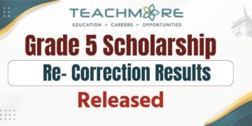 Grade 5 Scholarship Exam 2026 Re-Correction Results Released | teachmore.lk